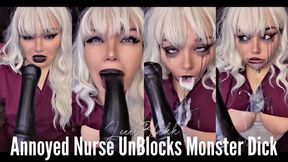 Annoyed Nurse UnBlocks Monster Dick