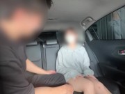 [Amateur] Intense piston sex in various positions in the car