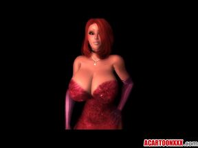 Big tits and sexy ass Jessica Rabbit fucked hard POV