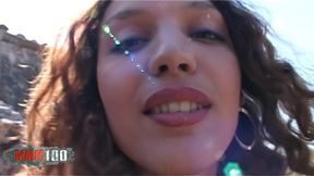 zeta niagara, beautiful little arab brunette who squirts like a slut while being fucked outdoors