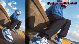 Weiss Schnee from RWBY covered in cum after rough pounding