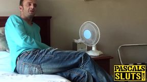 Kandi Spitfire gagged roughly by maledom Pascal White