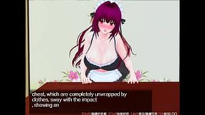 Blinded beauty gets banged hard, struggles to take it all - Scathach Game Prologue pt6 final