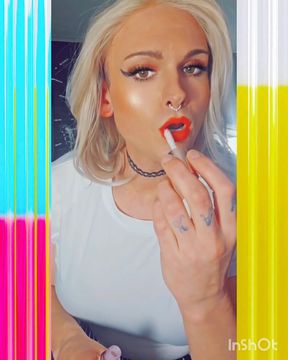 Sexy TS POV Smoking Fetish Outfit