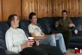 Straight legal age teenager Experiments At A Party