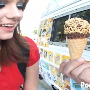 Icecream man fucked cute teen Beau Marie