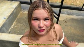 Stepmother: "Stepson, your father had to go out but you can GET IN... and CUM"