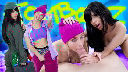 “Stepmom’s Nipple Clamps?!” Tomboy’s Unexpected Threesome