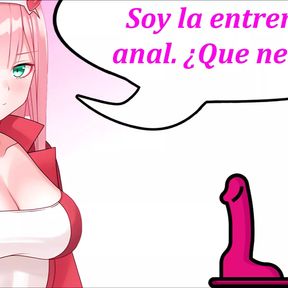 Spanish JOI Anal - La entrenadora de culos.