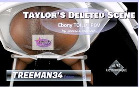 Taylors Deleted Scene Ebony Piss Toilet POV (passthrough)
