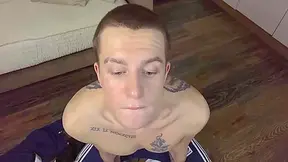 Obedient Slave Served His Masters Cock With His Mouth