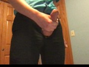 Buisness Casual- Teen Solo Masturbation