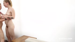 Lovely Layla and Mae Take Turns Licking Each Other