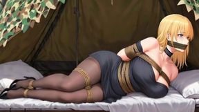 Surprise Bondage at the Campsite She Loves It