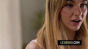 Teen Girls Enjoy Sucking Moments with Step Moms