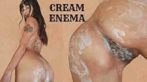 I give myself an enema with food