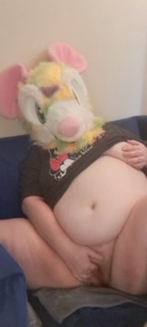 Milkweed Mouse Smokes &amp; Masturbates - solo murrsuit/furry porn