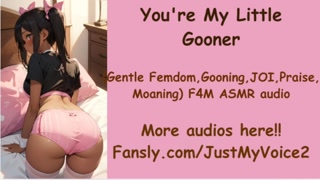 Gentle EBONY Femdom helps you GOON [F4M ASMR Audio]