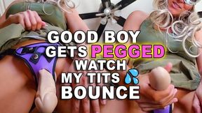 Step-Mommy Tyler Girl Takes Full Control – Purple Strap-On Pegging Tease for Her Good Boy