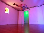 sissy femboy pole dance strip tease - ftm