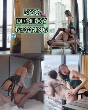 NYC Femboy Pegging