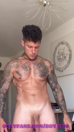 Tiktok Hunk Spanish Muscular Boygym with Fat Cock