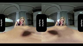 Vr porn Dominique riding her first big cock