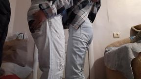 Married Lesbian Friends Secretly Have Sex While Their Husbands Watch Football in the Next Room