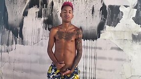 Brinquedo em uma punheta gostosa