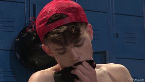 Coach fucks perverted towel boy in locker room - FalconStudios