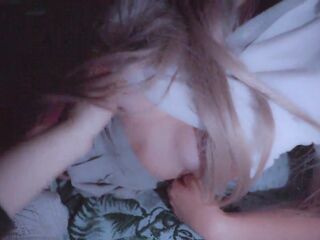 in Homemade Movie!! Inactive and Cooperating!! Student Takes Shlong in Her Room! POV