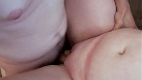 Playful Chubby Cutie and Her Man Bang Raw on Live Stream