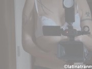 Nikki Montero BIG DILDO Prostate big cumshot