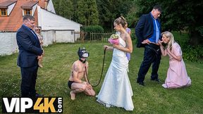 BRIDE4K Unbridled F**k Fest Bride's Pussy&#x270C; Owned, Groom's D**k Dominates