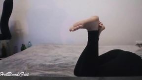She Is Playing with Her Legs - Miley Grey