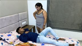 Desi Stepmother Shares Bed with Her Stepson