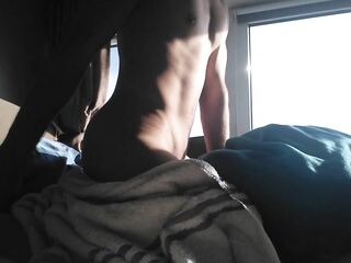 muscle stud sensual pillow humping
