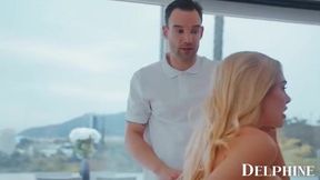 Kenzie Anne's Relaxing Massage Experience with a Special Surprise - Delphine Films