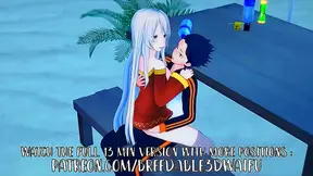 Subaru Silver-Maned Echidna Ignite Beach Romance – Sultry Swimsuit Tryst Unfolds
