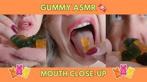 Gummy ASMR Mouth Close-Up