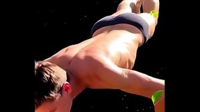 clips from &quot_4 AI STRETCHING SCENES in ONE - stretching in tights, straps, undies and more...&quot_