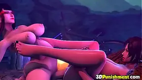 Passionate Redheaded MILF Tempts Powerful Emperor with Steamy Oral Pleasure – 3D Erotic