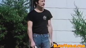 Vintage gay Marty King is in pig mode during this group sex scene