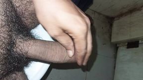 Bhabhi ke moti gand dek kar bathroom mai land hilaya