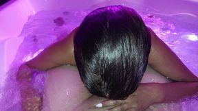 Post Cum Blowjob and Dare Him Not to Have a Boner