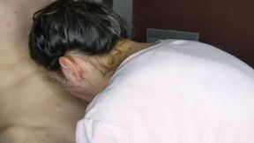 Cum in mouth surprise