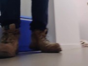 STEP GAY DAD - EAT RUBBER! - HOT DILF STEP UNCLE HAD A BAD DAY & WANTS YOU TO EAT & LICK HIS BOOTS!