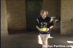 I want to play football with you