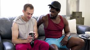 Straight Buddies Devin Trez & Damien White Take Turns Jerking Off With A Fleshlight