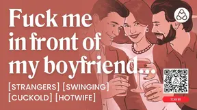 ASMR Audio Porn: First Time Hotwife Threesome at a Swingers Club with Cuckold Boyfriend – Erotic Audio Story